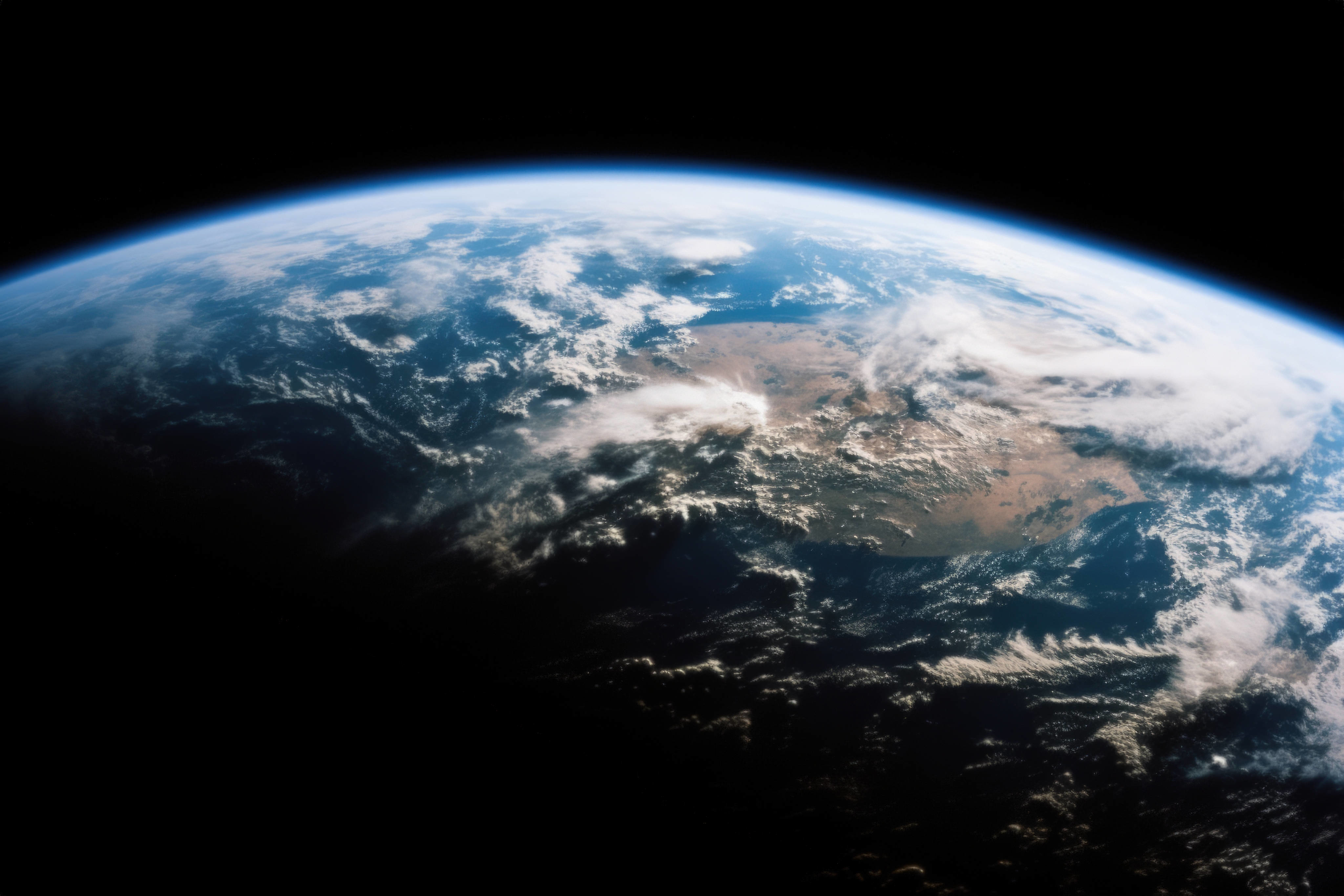Close view of planet Earth